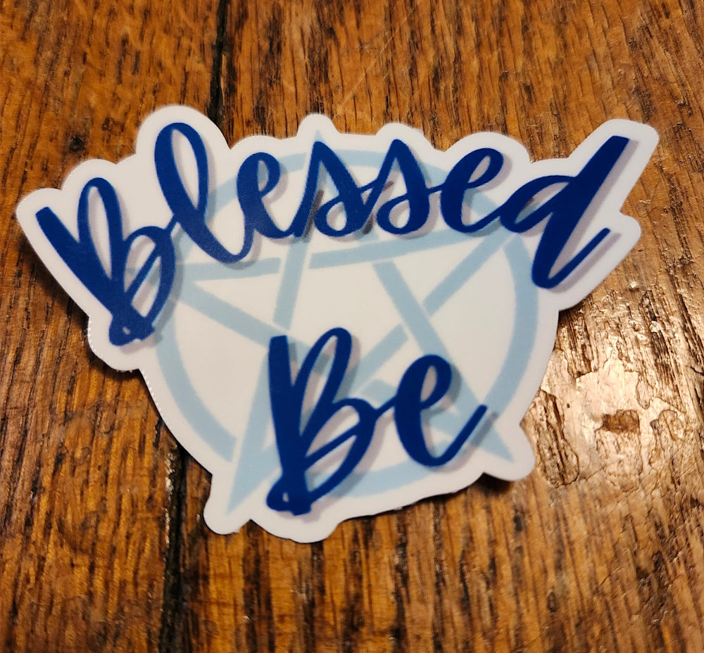 Blessed Be Pentacle Sticker