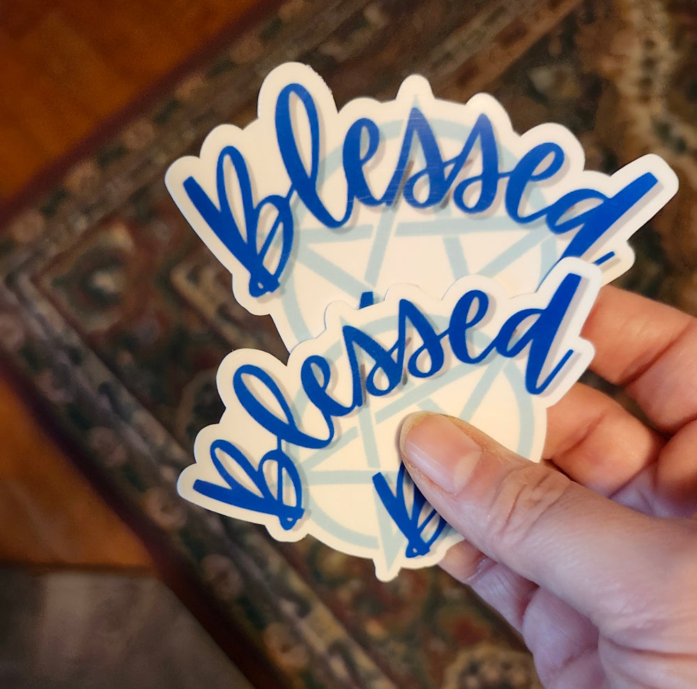 Blessed Be Pentacle Sticker