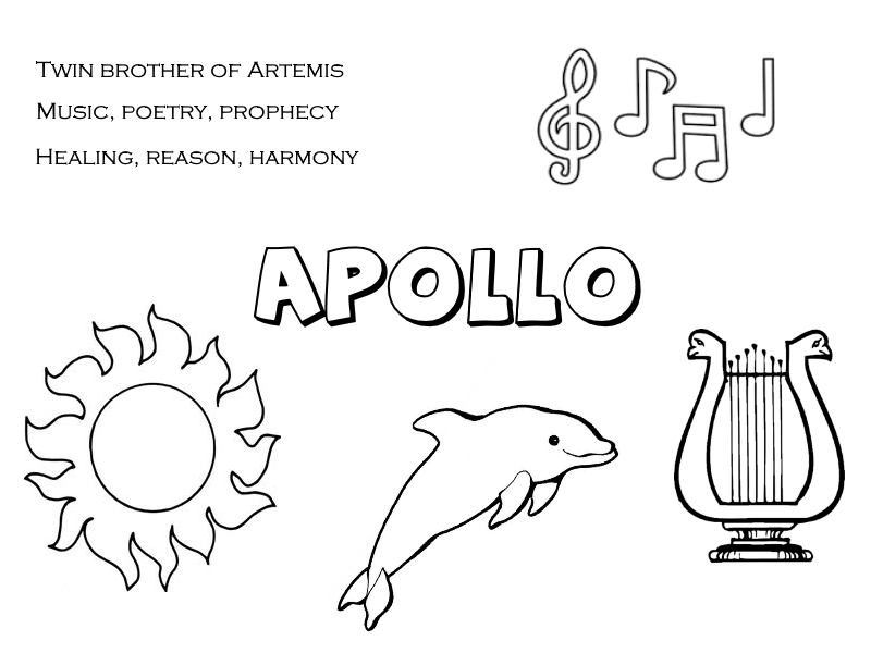 Greek Deities Coloring Pages