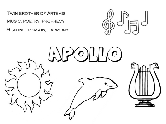 Greek Deities Coloring Pages