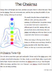 Chakras Unit Study