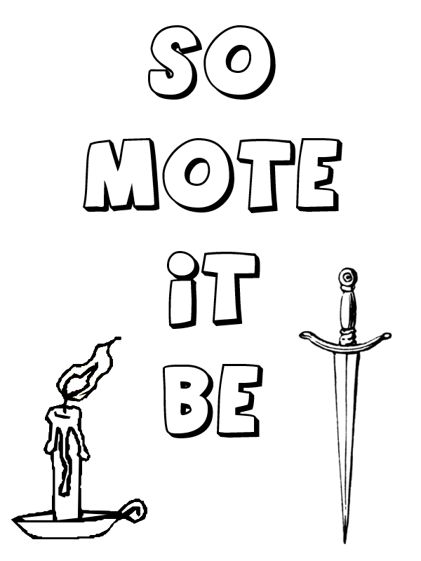 Pagan Slogans Coloring Pages