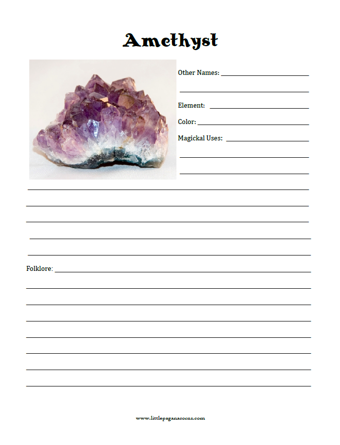 Stones Notebooking Pages