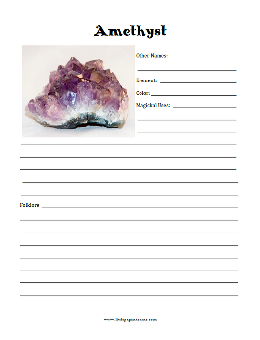 Stones Notebooking Pages