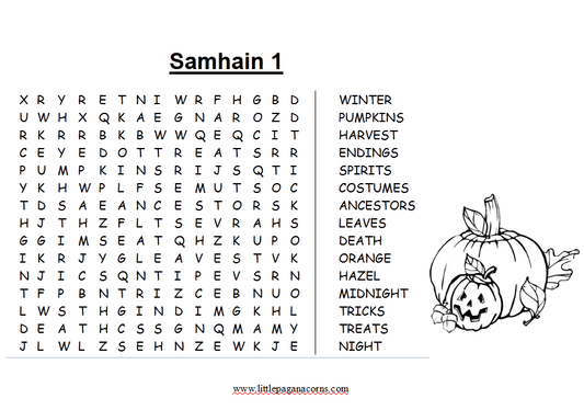 Sabbats Word Searches